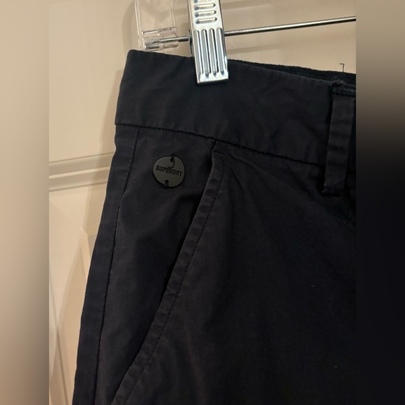 Superdry Studios Men’s Chino 8” Short in Navy, Size 34 - Picture 3 of 11
